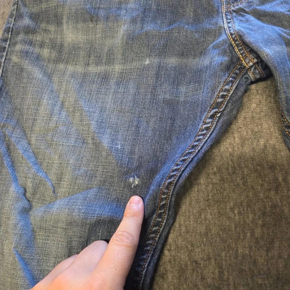 Levi's 527 Bootcut Jeans Mens 36x30 Blue Denim Low Rise Slim Fit Workwear